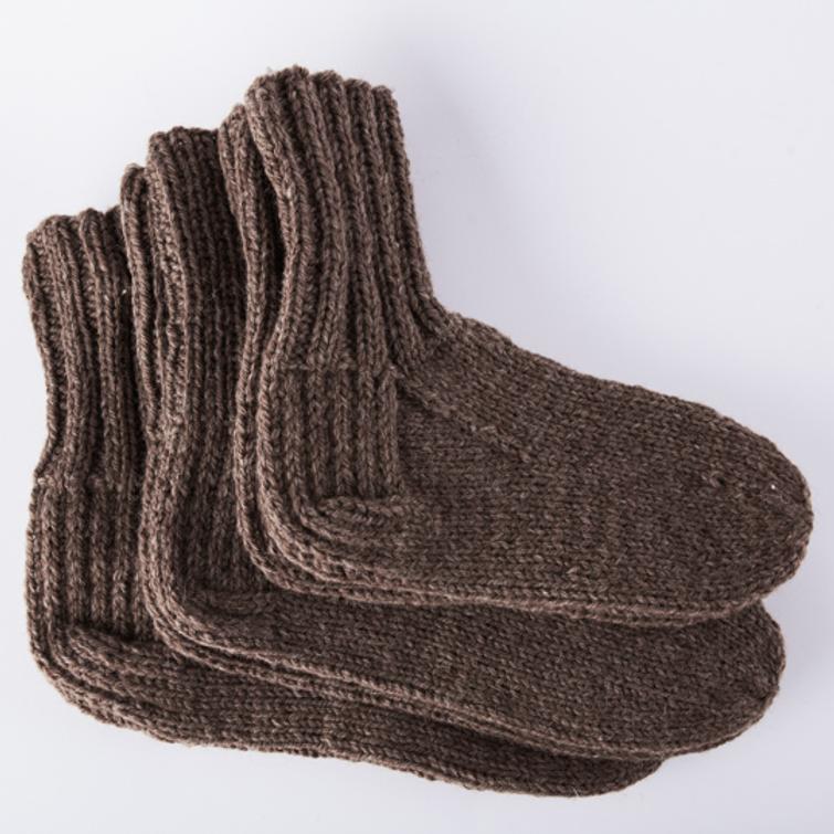 Vahvistetut villasukat